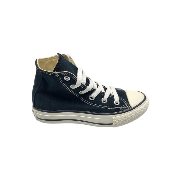 Converse Chuck Taylor All Star Shoes Youths Size 11 Black White High Top Canvas - Picture 1 of 11